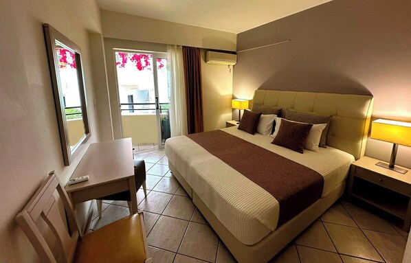 2 makuuhuonetta, vuodevaatteet