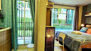 1 bedroom, in-room safe, blackout curtains, iron/ironing board