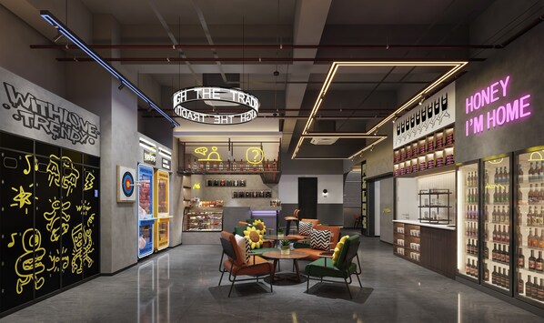 Sala de estar en el lobby