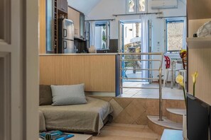 Living area - Villa Amore (Santorini)