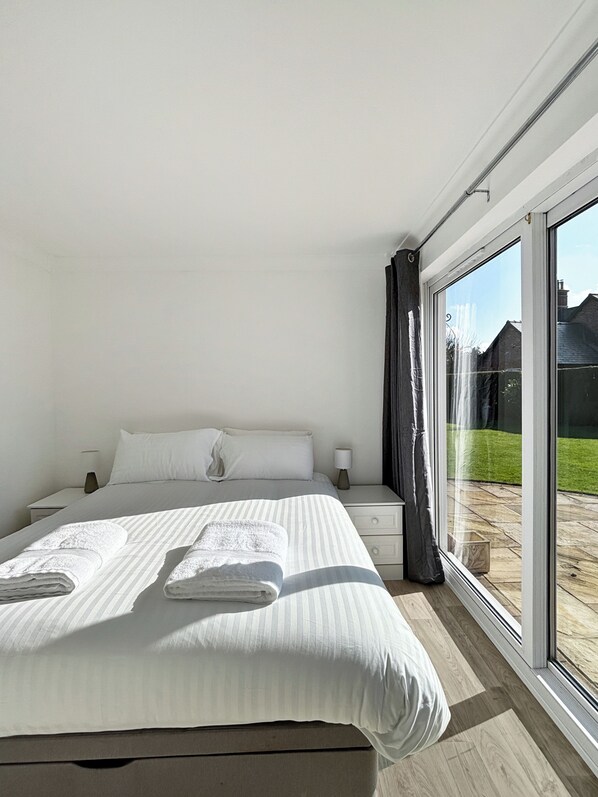 4 bedrooms, iron/ironing board, travel crib, WiFi