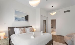 1 bedroom, iron/ironing board, travel crib, WiFi