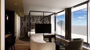 1 habitación, ropa de cama hipoalergénica y cubrecamas