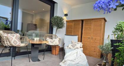 Hochwertig ausgestattete FeWo, zentral und ruhig in der Nähe des Bodensees