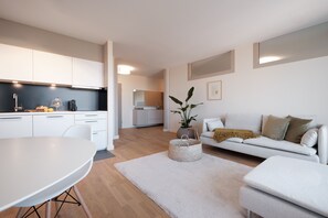 Living area - SAXX Apartments Leipzig (Leipzig)