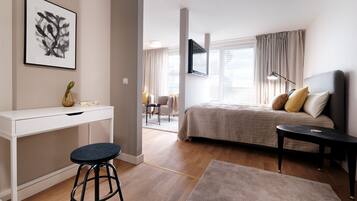 Superior-Apartment | 1 Schlafzimmer, Schreibtisch, laptopgeeigneter Arbeitsplatz