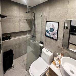 Deluxe Room, 1 Queen Bed | Bathroom - Caldwell Boutique Hotel (Legazpi)
