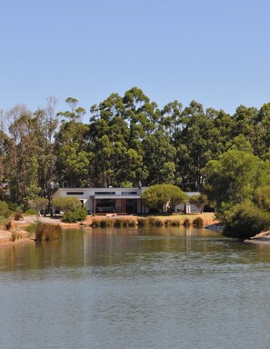 Exterior - Wharfedale- an eco-friendly home, enjoying a beautiful lakeside outlook (Wilyabrup)