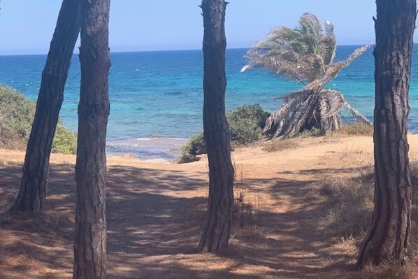 Sun loungers, beach towels