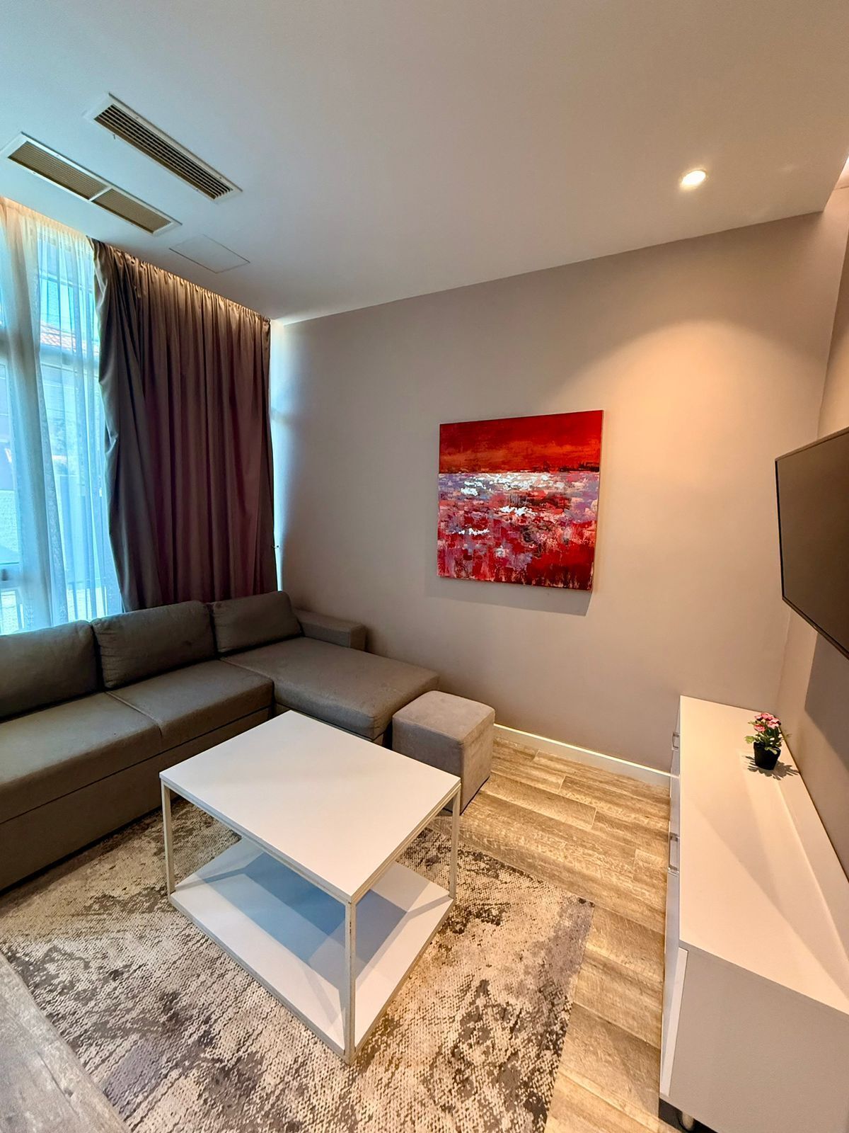 Superior Suite | Living area | 40-inch Smart TV with digital channels