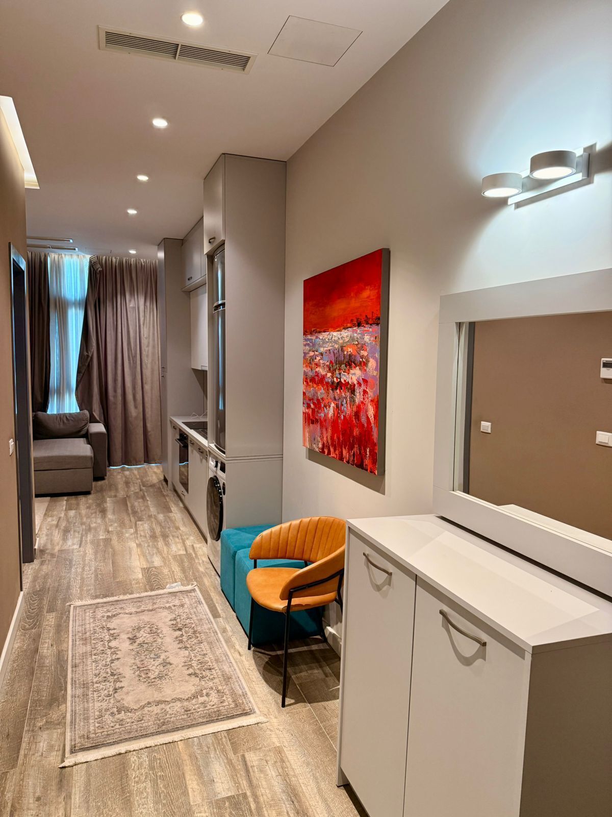 Deluxe Apartment | Premium bedding, memory foam beds, soundproofing, iron/ironing board