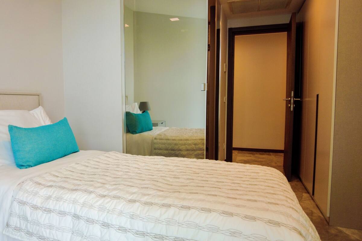 Appartement Deluxe, vue sur la mer | 3 chambres, espace de travail pour ordinateurs portables