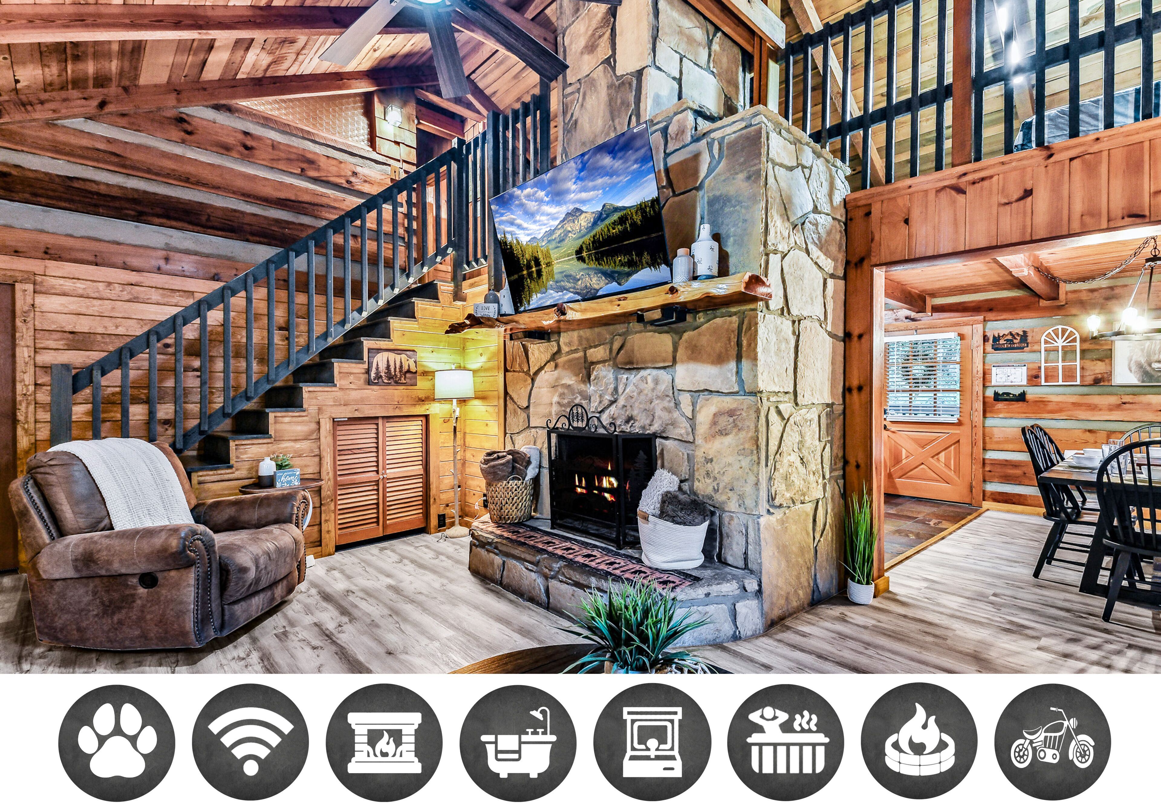 Cabin, 3 Bedrooms | Interior