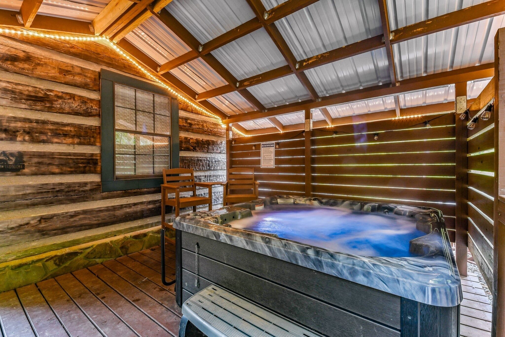 Ferienhütte, 3 Schlafzimmer | Innen-Whirlpool