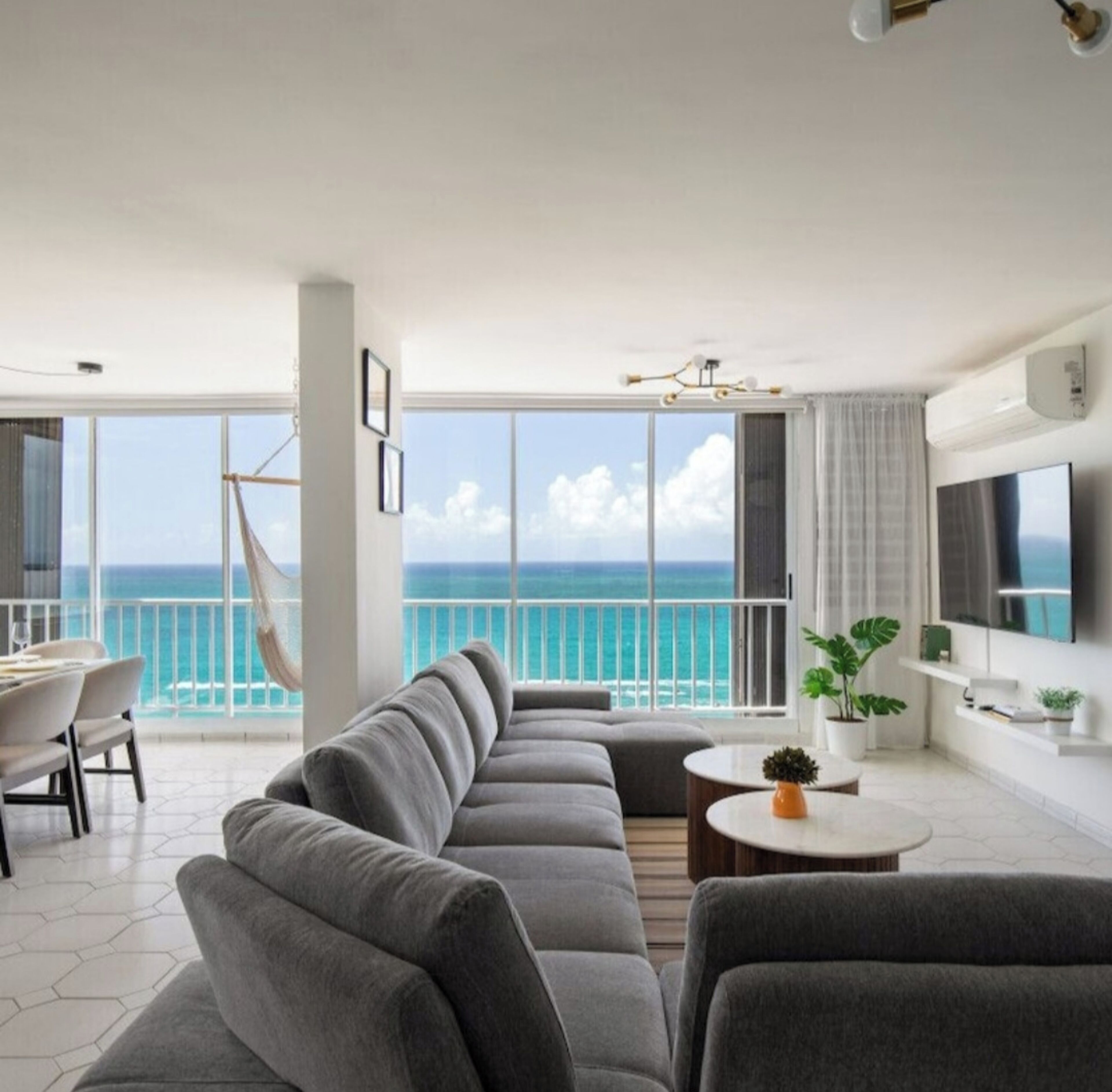 Condo, 3 Bedrooms, Ocean View | Living area | Smart TV