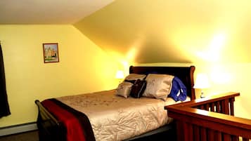 1 habitación, tabla de planchar con plancha, wifi y ropa de cama