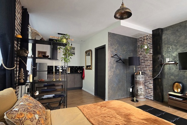 Studio | Peralatan tempat tidur premium, langsir/tirai gelap terus