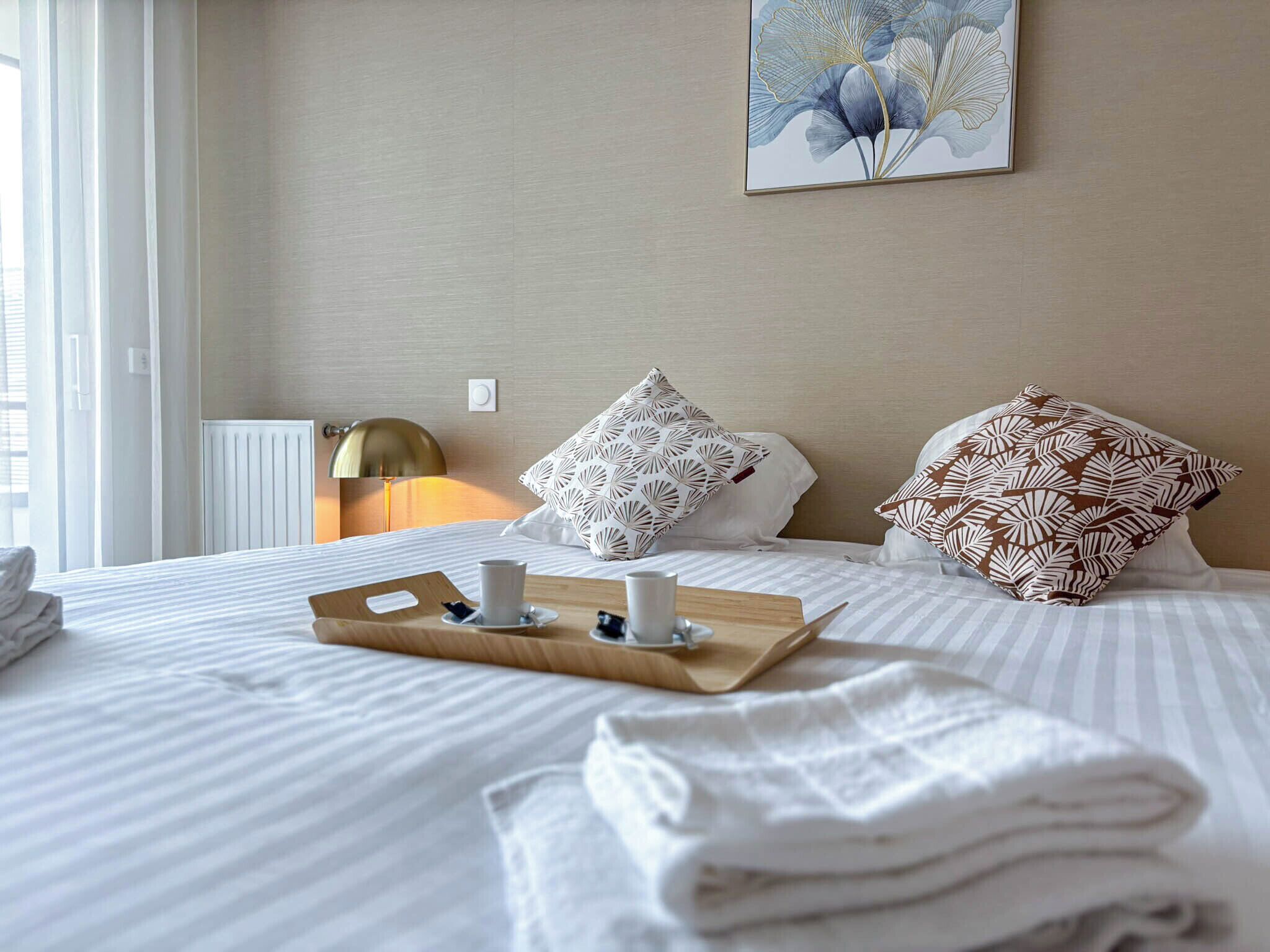 Standaard appartement, 1 slaapkamer, balkon | Verduisterende gordijnen, geluiddichte muren