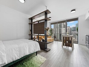 1 sovrum, strykjärn/strykbräda, gratis wi-fi och sängkläder