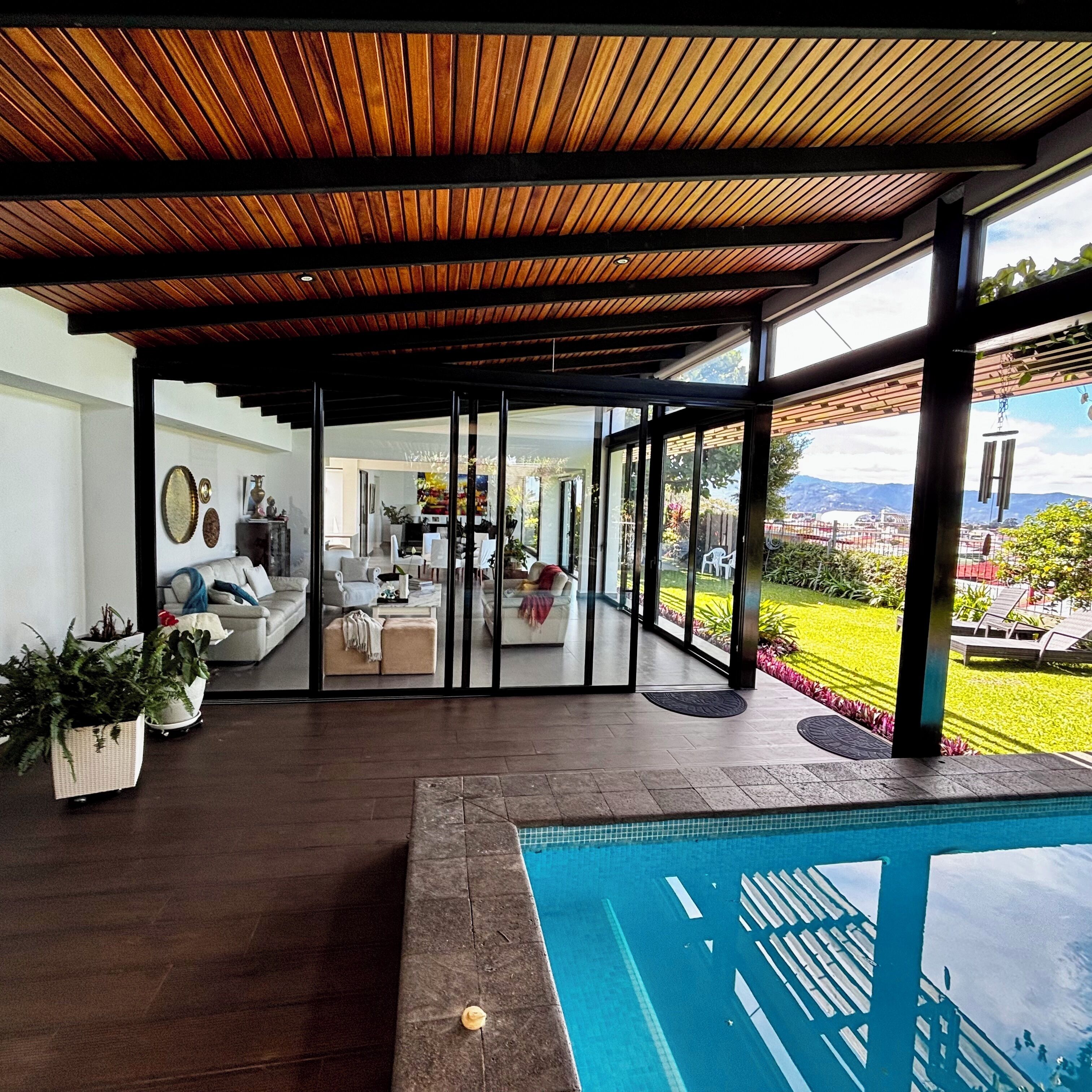 Indoor pool, outdoor pool