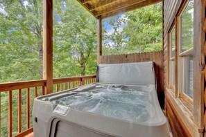 Baignoire à remous extérieure