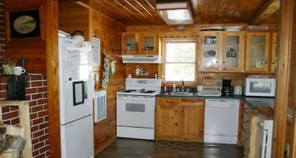 Charming 3-bedroom lake cottage in Perry with AC, and sandy beach