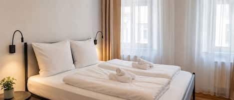 2 Schlafzimmer, Bügeleisen/Bügelbrett, Reisekinderbett, kostenloses WLAN