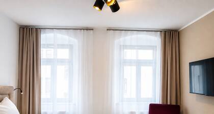 Zentrales Apartment für 4 Personen mit Küche, WLAN & privatem Parkplatz