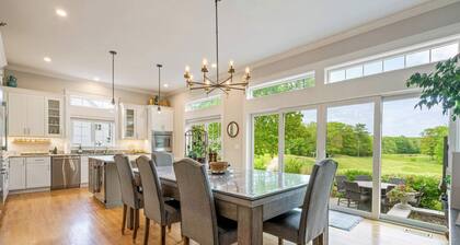 Golf-front Personal Arcade Hot tub Outdoor Kitchen