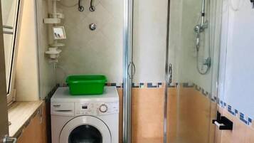 Hair dryer, towels
