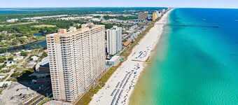 Gulf FRONT! Balcony-Indoor Heated Pool-Fitness Center-Hot Tubs-Tidewater 2903