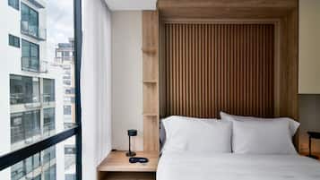 Departamento (501) | 1 habitación, tabla de planchar con plancha, wifi gratis y ropa de cama