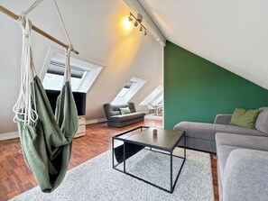 House, 2 Bedrooms, City View | Living room - Ap20-historic Home Downtown at Stavanger (Stavanger)
