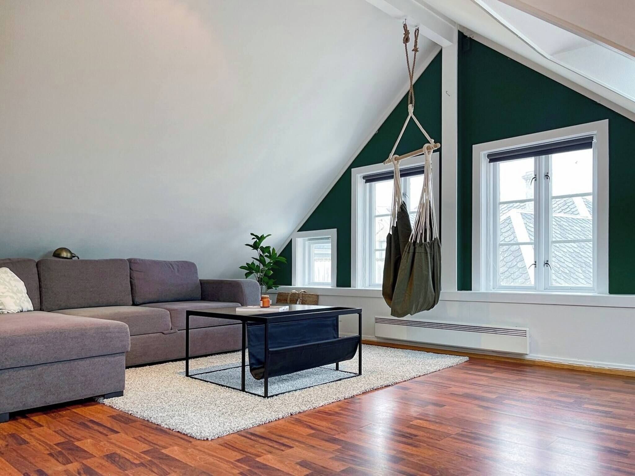 Ferienhaus, 2 Schlafzimmer, Stadtblick | Wohnzimmer