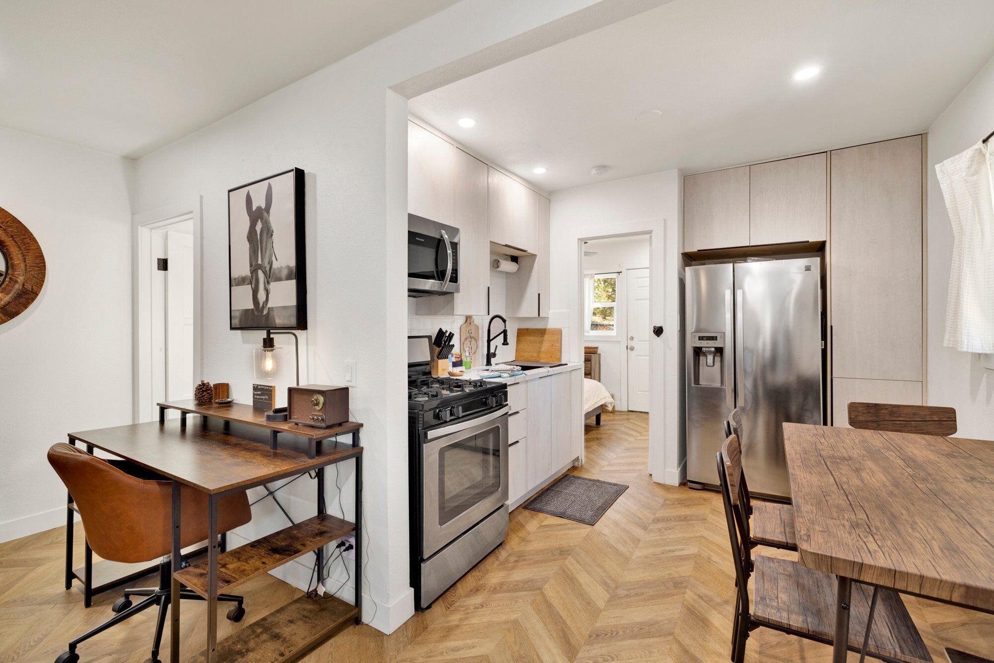 Cabana, várias camas, varanda, vista para a montanha (2528) | Cozinha privada | Cafeteira/chaleira