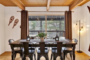 Cabin, Multiple Beds, Hot Tub, Mountain View (2337) | Dining