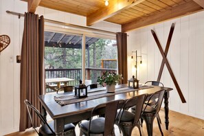 Cabin, Multiple Beds, Hot Tub, Mountain View (2337) | Dining