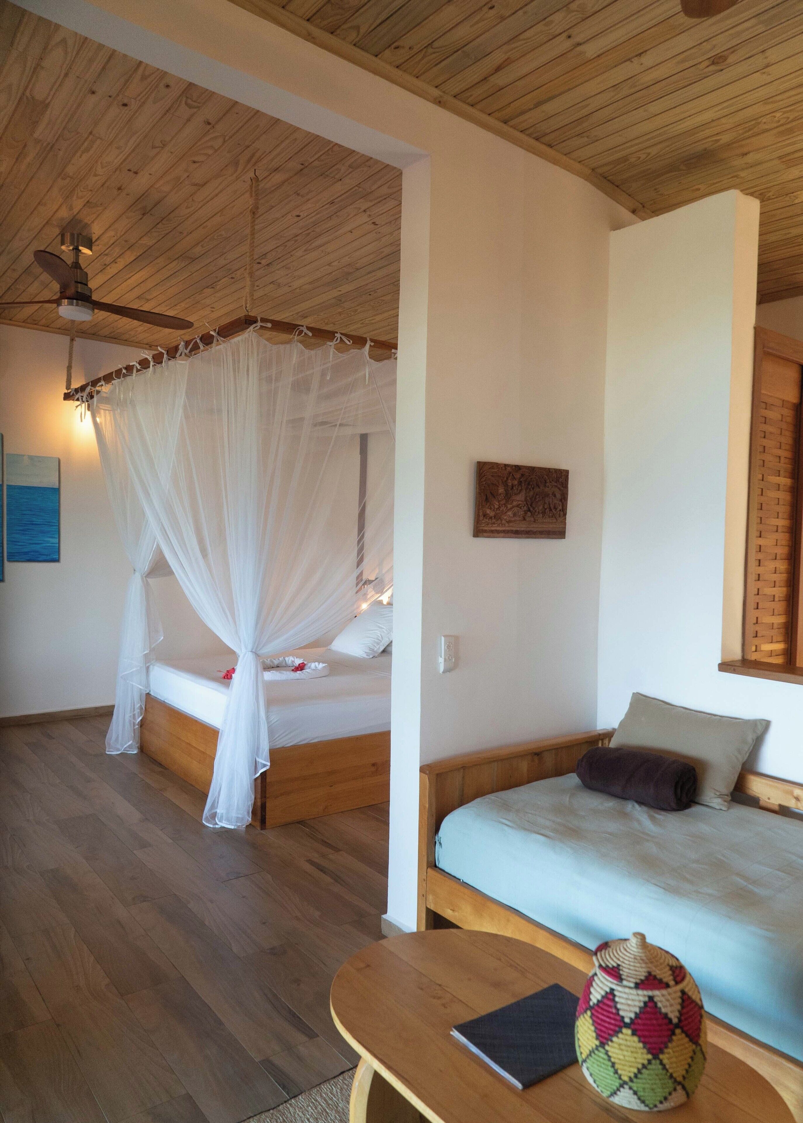 Deluxe Double Room, Sea View | Premium bedding, memory foam beds, minibar, in-room safe