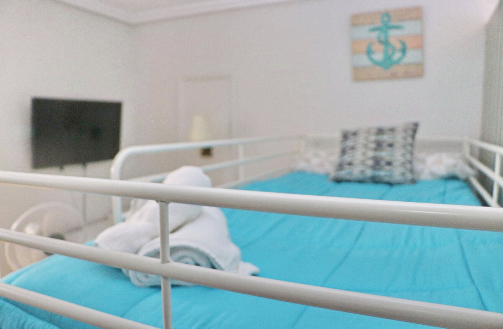1 bedroom, iron/ironing board, bed sheets