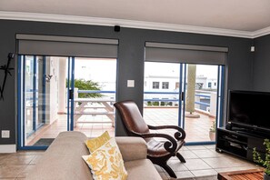 House, 3 Bedrooms, Smoking, Balcony | Living area - Charis to Theo - Relax in Style at This 3-bedroomed Langebaan Holiday House (Langebaan)