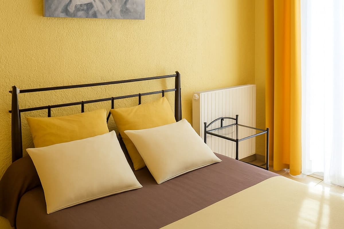 1 habitación y ropa de cama de alta calidad