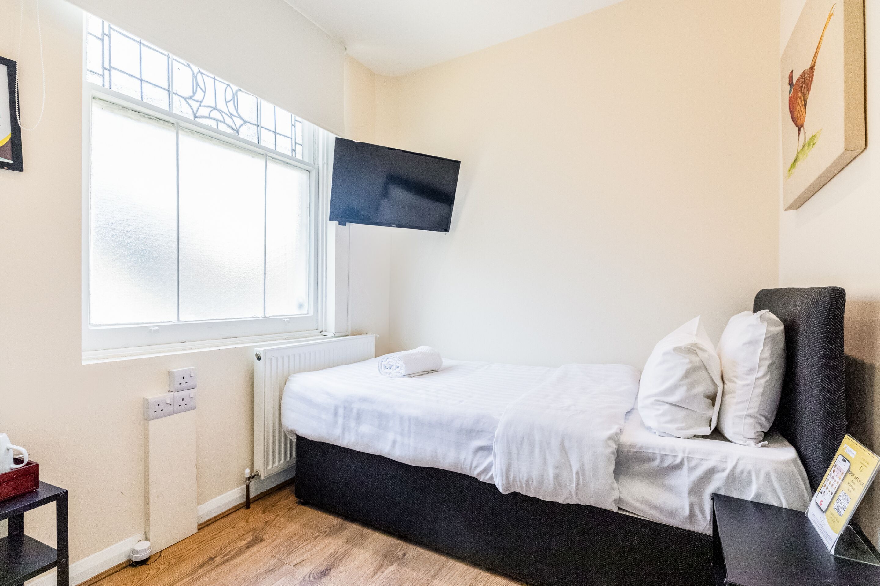 Standaard eenpersoonskamer, en-suite badkamer | Gratis wifi, beddengoed