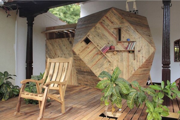 Property grounds - Family Room: comfortable space for 6 people near the beach (Las Peñitas)