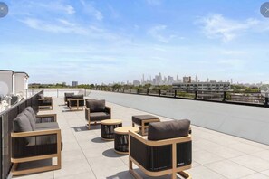 Terrace/patio - Cozy Loft 10 min to Manhattan Garage Parking (Jersey City)