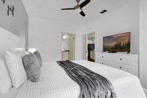 3 bedrooms, travel cot, WiFi, bed sheets