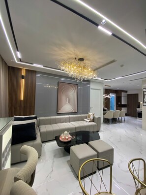 Apartment, Beach View | Living room - Cozy Fam Halong - Green Diamond Ha Long (Ha Long)