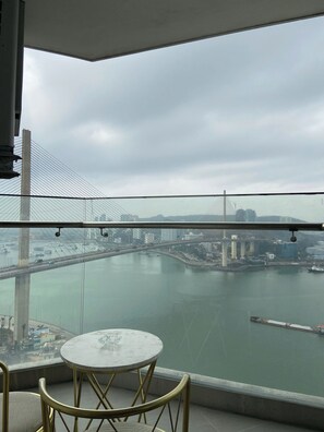 Appartement, vue plage | Balcon