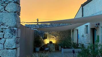 Monolocale Classic, vista cortile | Terrazza/patio