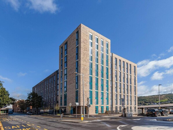 Majoituspaikan julkisivu