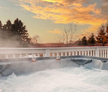 Bain à remous extérieur